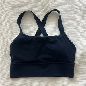 Athleta Longline Bra, Navy, Size Small